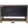 Saunders Sideboard with USB Power Strip in Distressed Brown Acacia Wood