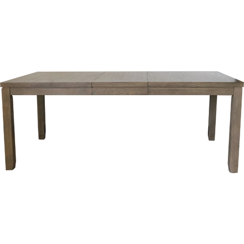 Saunders78" Extension Dining Table in Distressed Brown Acacia Wood