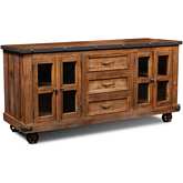 Rustic City Sideboard in Rustic Natural Oak