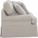 Horizon Replacement Slipcover Only for T-Cushion Sofa in Light Gray Fabric