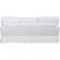 Ariana Slipcovered Sleeper Sofa in White Performance Fabric