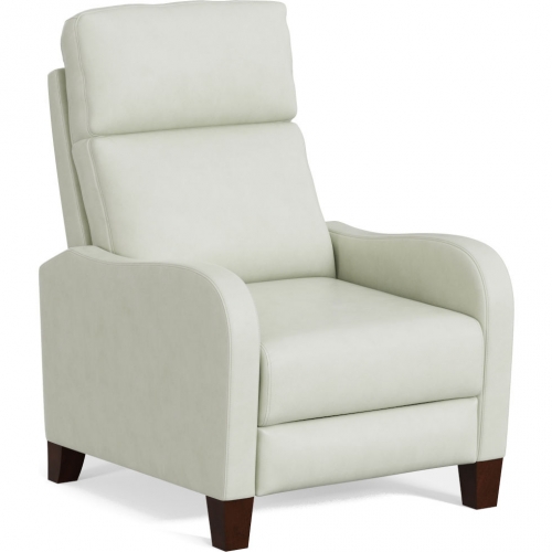 Dana Pushback Recliner in Pearl White