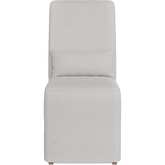 Newport Slipcover Only for Dining Chair in White Performance Fabric