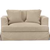 Newport Slipcover Only for Chair & A Half in Tan Performance Fabric