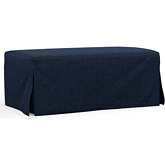 Newport Slipcover Only for 44" Wide Ottoman in Navy Blue Performance Fabric