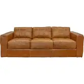 5497 Sofa in Sunset Brown Top Grain Leather