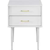 Modern Side Table in White
