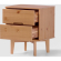 Sloane 2 Drawer Groove Handle Wood Nightstand in Natural Pine