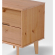 Sloane 2 Drawer Groove Handle Wood Nightstand in Natural Pine