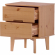 Sloane 2 Drawer Groove Handle Wood Nightstand in Natural Pine