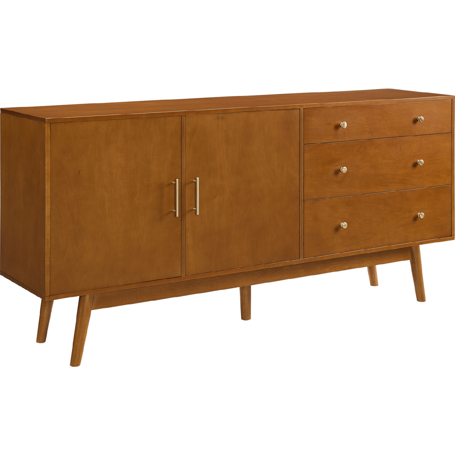 Mid Century Modern 3-Drawer and 2-Door Sideboard - Thumbnail 4