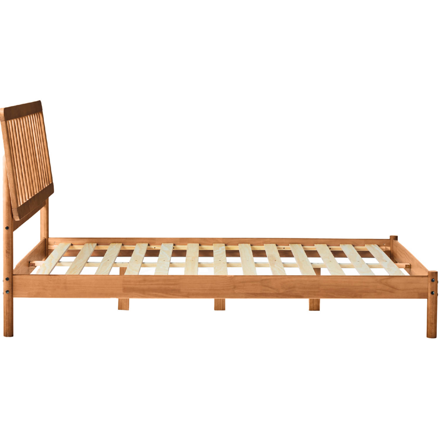 Walker Edison CMAB5CCA Cama Solid Wood Queen Spindle Bed in