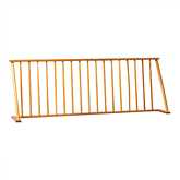 Spindle King Headboard in Caramel Finish Wood