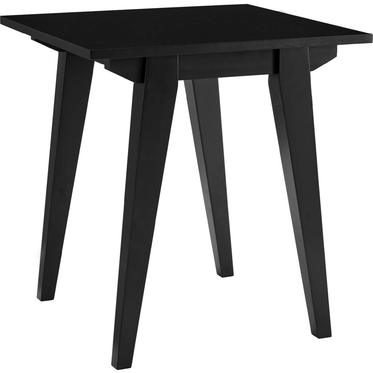 Walker Edison KOCL8KBLVS Kochi Side Table in Black Finish Wood