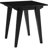 Kochi Side Table in Black Finish Wood