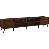 Noah 80" TV Stand in Dark Walnut Finish