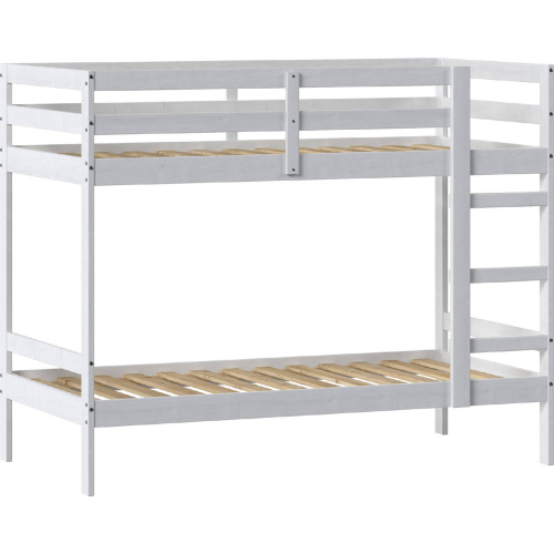 Sophie Twin over Twin Bunk Bed in White Finish Wood