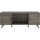 60" Mid Century Modern TV Stand in Slate Grey