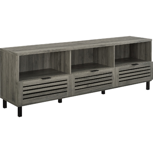 70" Modern TV Stand in Slate Grey Finish