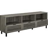 70" Modern TV Stand in Slate Grey Finish