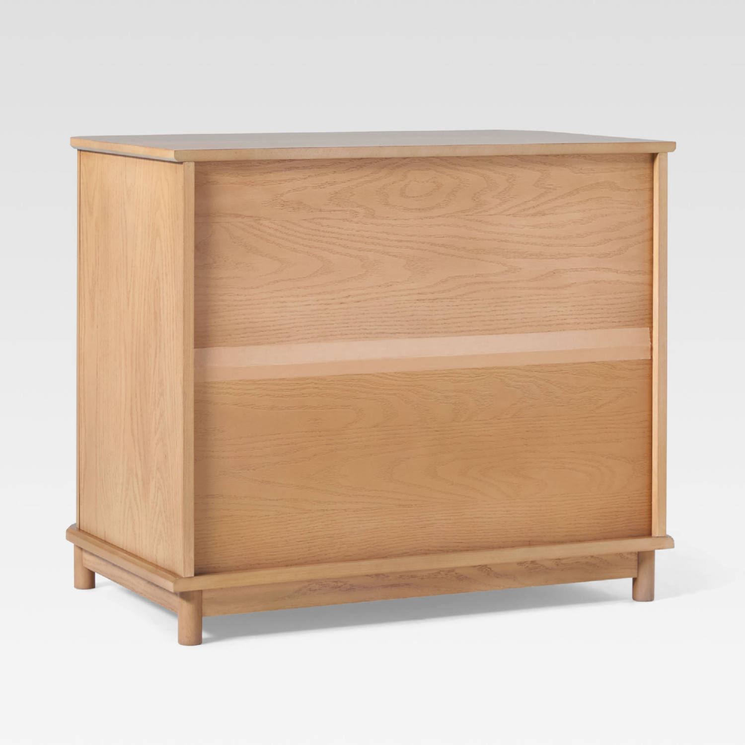 Walker Edison WEANN013D1EO1 Annette 3 Drawer Nightstand in English