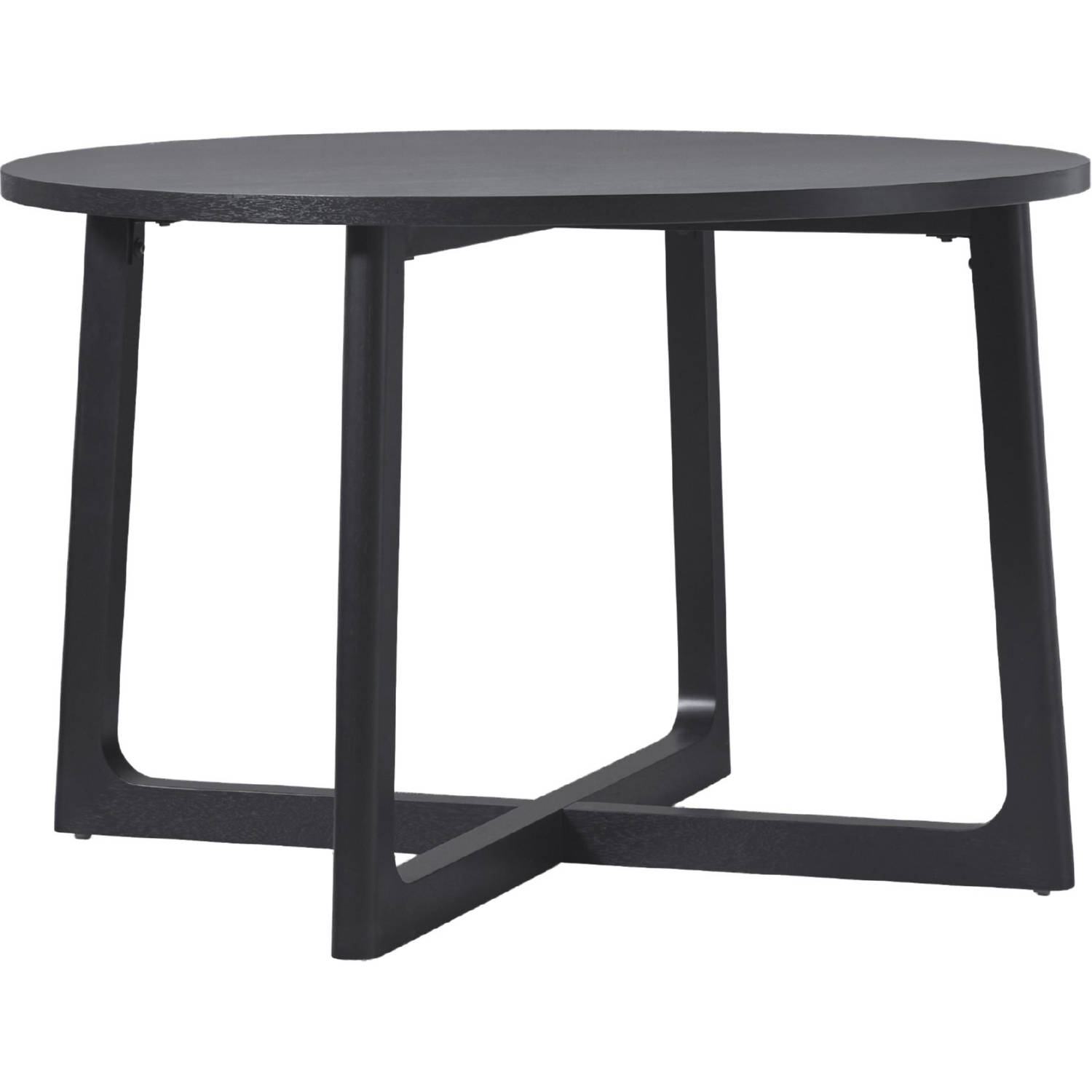 Walker Edison WEEZR12474BL1 Ezra 47" Round Dining Table in Black Finish ...