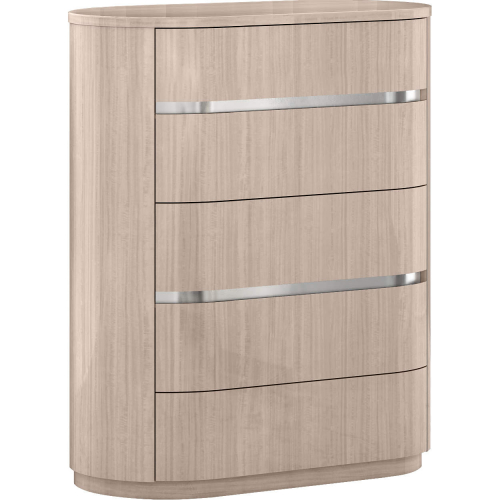 Waves Chest in High Gloss Beige Angley Finish