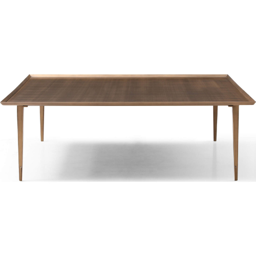 Nia Coffee Table in Brushed Bronze Metal