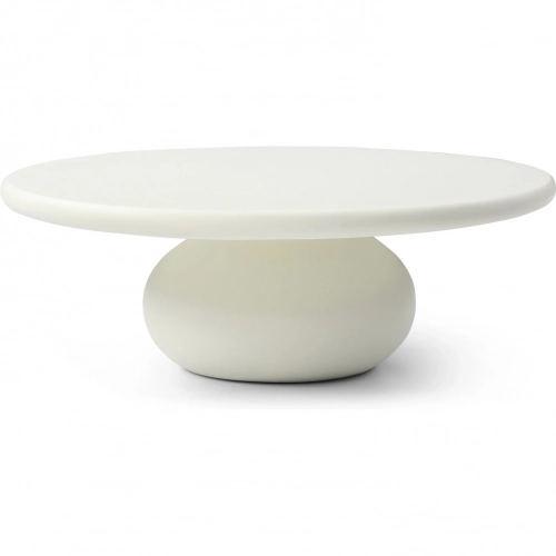 Luisa Coffee Table in Beige Fiberglass