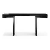Delaney Console Table in High Gloss Black Lacquer