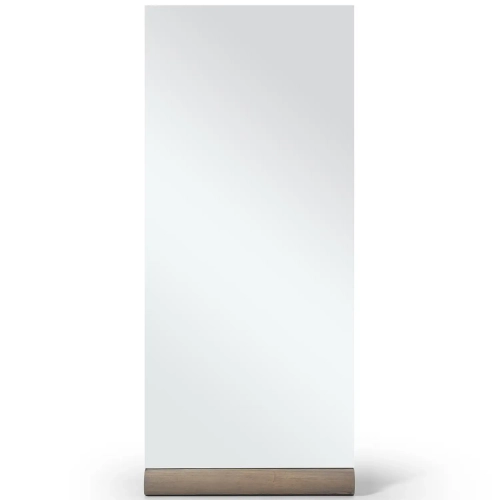 Rosie Floor Mirror in Brown Wood Base