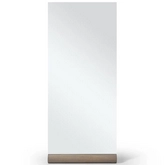 Rosie Floor Mirror in Brown Wood Base