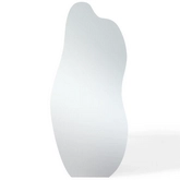 Jemma Asymmetric Floor Mirror in Clear