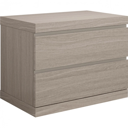 Anna 24" Nightstand in White Oak Finish (Set of 2)