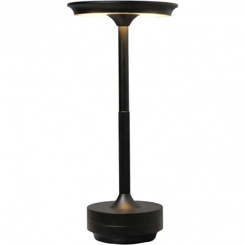 Cherry Table Lamp in Black Finish Aluminum