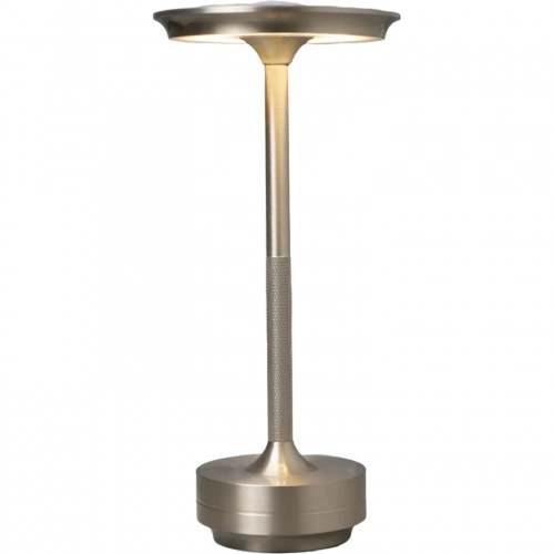 Cherry Table Lamp in Silver Finish Aluminum