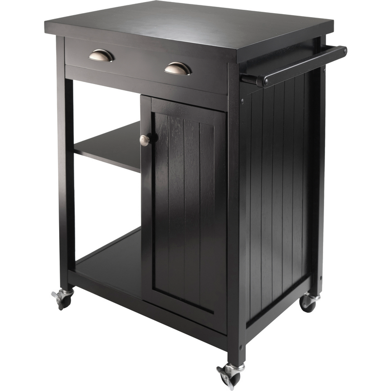 Winsome Wood Timber Kitchen Cart - Thumbnail 3