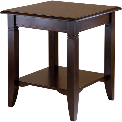 Nolan End Table in Cappuccino