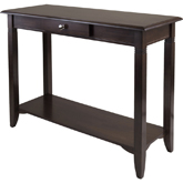Nolan Console Table w/ Drawer in Cappuccino