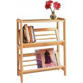 Bookshelf w/ Slanted Shelf in Beech