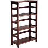 Leo Storage, Display or Book Shelf 3 Tier Wide in Dark Espresso