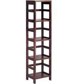 Leo Storage, Display or Book Shelf 4 Tier in Dark Espresso