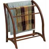 Quilt Rack in Antique Walnut