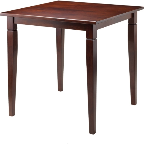 Kingsgate Dining Table Routed with Tapered Leg in Walnut Finish