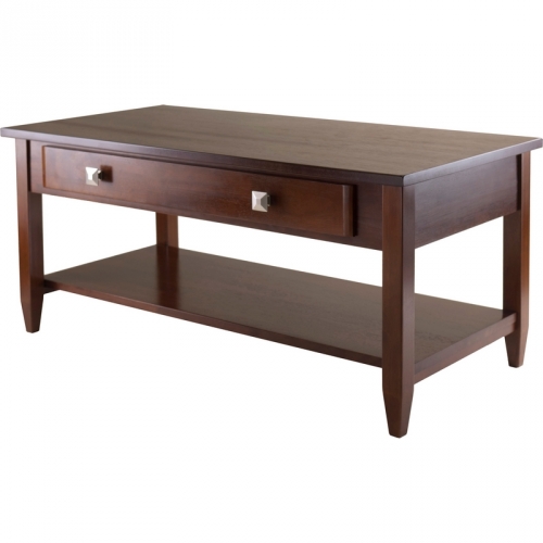 Richmond Coffee Table Tapered Leg in Antique Walnut