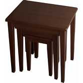 Regalia 3 Piece Nesting Table in Antique Walnut
