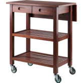 Jonathan Kitchen Cart in Walnut