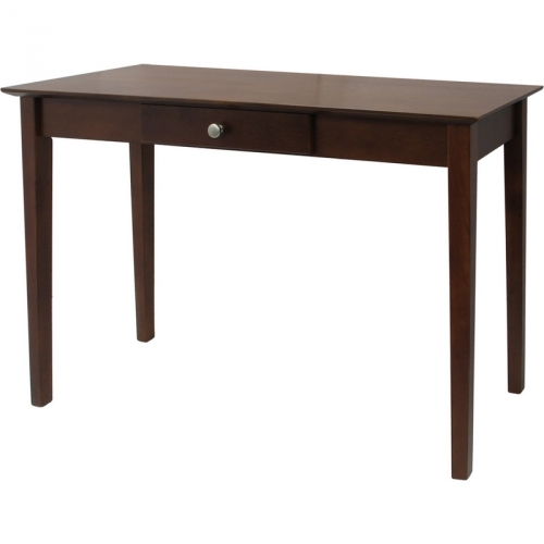 Rochester Console Table with One Drawer Shaker in Antique Walnut