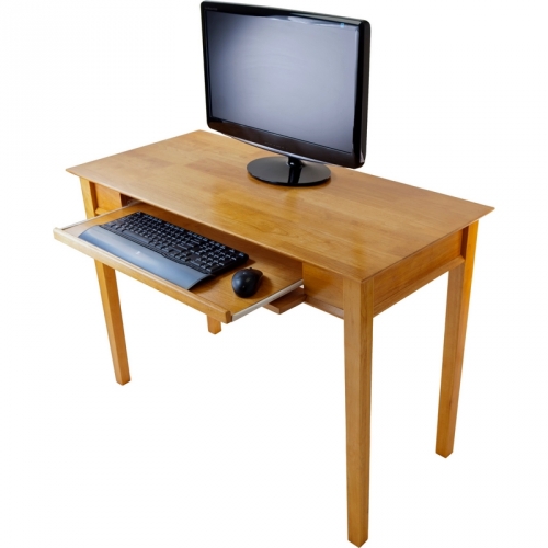 Studio Computer Desk in Honey