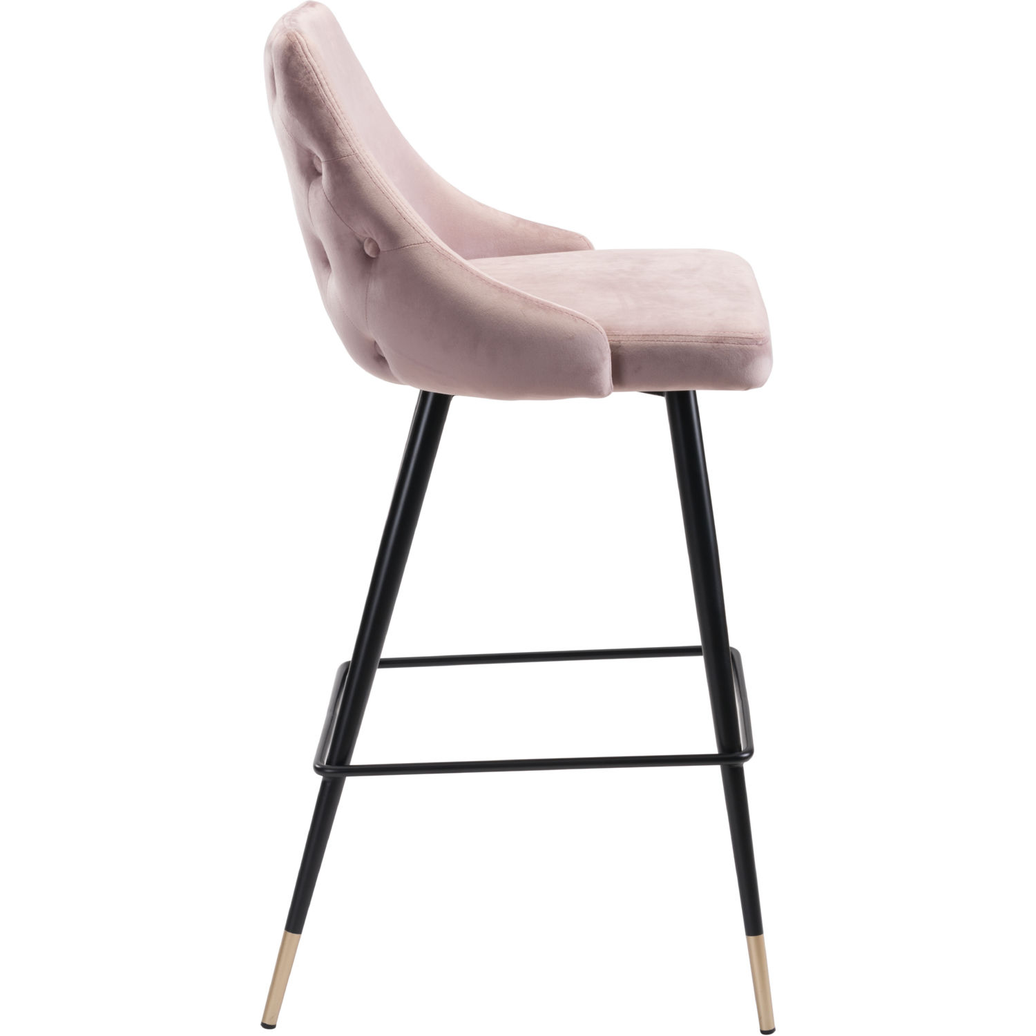 Piccolo Velvet Bar Stool